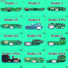 Módulo de micrófono + Placa de puerto de carga USB, Conector de Cable flexible para Xiaomi Redmi 1, 2, 3, 3S, 4PRO, 4A, 4X, 5A, 6A Plus, repuesto 2024 - compra barato