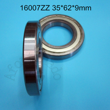 Bearing 1pcs 16007ZZ 35*62*9(mm) free shipping chrome steel Metal Sealed High speed Mechanical equipment parts 2024 - buy cheap