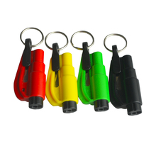 5PCS 2 in 1 Car Windows Breaker Seat Belt Cutter Rescue SOS Whistle Keychain 2024 - buy cheap