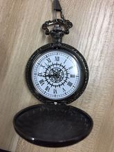 Reloj de bolsillo de cuarzo para hombres y niños, pulsera de mano con diseño japonés Kuroshitsuji Black Butler, con temática de Sherlock, con regalo 2024 - compra barato