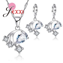 New Design Delicate Hollow Flower Jewelry Sets Women Wedding Bridal Decoration 925 Sterling Silver  Necklace Earrings 2024 - buy cheap