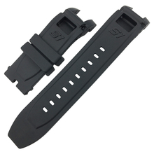 24mm High Quality Rubber Silicone Watch Strap Black Waterproof Watchband Suitable for Invicta Series Watch Accessories for Man 2024 - buy cheap