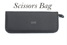 1pc 22cm barber hair scissors bag salon tools black color case hairdresser supplies accessories 2024 - buy cheap