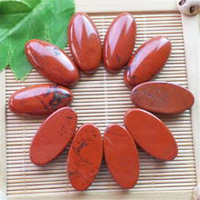 (10 pieces/lot)  Wholesale Natural Red Jaspers CAB CABOCHON 30x15x6mm Free Shipping Fashion Jewelry ZY3382 2024 - buy cheap