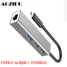 USB Type-c Docking Station To USB 3.0 RJ45 High Speed Transmission USB-C HUB for MacBook Samsung Galaxy S8 S9 HUAWEI Matebook 2024 - buy cheap