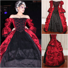 1860S Victorian Corset Gothic/Civil War Southern Belle Ball Gown Dress Halloween dresses  CUSTOM MADE R534 2024 - buy cheap