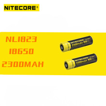 Nitecore-bateria recarregável e li-on de alta qualidade, 2 peças, 18650 mah, 2300 v, 3.7 wh, bateria recarregável, com proteção para lanterna 2024 - compre barato