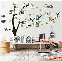 Removable DIY Large 120*170cm Black Photo Memory Tree Wall Sticker Living Room Decoration Wall Decals Adesivo De Parede Posters 2024 - buy cheap