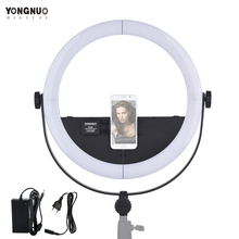 Yongnuo-anel de luz led yncapinha para selfie, anel luminoso para estúdio de fotografia, iluminação para gravação de vídeo ao vivo, selfie de beleza 2024 - compre barato