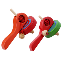 Деревянная игрушка-гироскоп с ручкой, вращающийся верх, гироскоп Beyblade, деревянная детская спортивная игрушка для раннего развития, детские игрушки 2024 - купить недорого