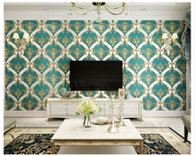 Beibehang-papel tapiz 3D europeo grueso de imitación de cuero, para dormitorio, sala de Estar, comedor, Fondo de TV, decoración del hogar 2024 - compra barato