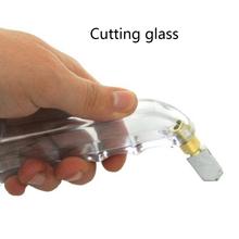 Mango de pistola para cortar vidrio, herramienta de corte de vidrio manchado de carburo de tungsteno, Color aleatorio, 1 pieza 2024 - compra barato