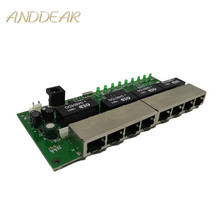 Oem-interruptor ethernet de 8 portas, 8 portas, hub 10/100/1000 m, placa pcb de 8 pinos 2024 - compre barato