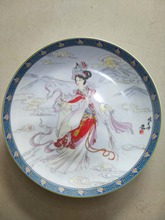 Exquisite Chinese ceramic beautiful women in ancient China porcelain plate 2024 - buy cheap