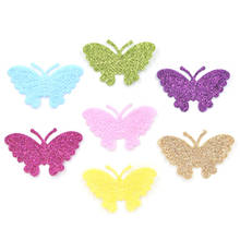 30Pcs Mixed Glitter Fabric Felt Applique Cute Butterfly Nonwoven Patches for DIY Sewing Supplies Kids Craft Accessories F14 2024 - buy cheap