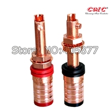 4pcs CMC-838-L-CU-R Pure Copper Conductor Long Binding Post HIFI Speaker Terminal 2024 - buy cheap