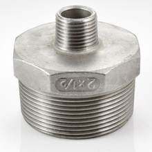 MEGAIRON 2"- 1/2" Hex Nipple Threaded Reducer Male x Male Pipe Fittings Stainless Steel SS304 New 2024 - buy cheap