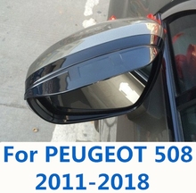 Retrovisor para peugeot 508 2004-2014, espelho para sobrancelhas, bloco de chuva 2024 - compre barato