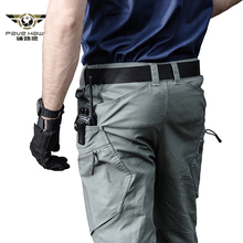 Men Waterproof Tactical Pants Military Combat Cotton Urban Pants Rip-stop Cargo Pants SWAT Autumn Casual Unique Long Trousers 2024 - buy cheap