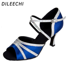 DILEECHI Bertha/Обувь для латинских танцев; женская мягкая обувь для латинских танцев для взрослых; подошва 2024 - купить недорого