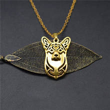 Elfin Pembroke Welsh Corgi Necklaces Gold Color Silver Color Dog Jewellery Welsh Corgi Pendant Necklaces Women Men Jewellery 2024 - buy cheap