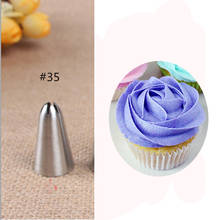 (30pcs/Lot)Free Shipping FDA High Quality Stainless Steel 18/8 Cake Decorating Closed Star Icing Nozzle #35 2024 - купить недорого