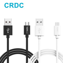 Кабель Micro USB CRDC 2A, кабель для быстрой зарядки и передачи данных, 1 м, 2 м, 3 м, кабель для мобильного телефона для Samsung s7, Xiaomi, Lg, Android 2024 - купить недорого