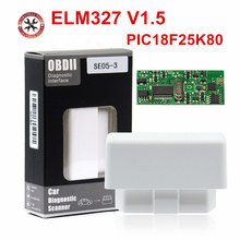 Escáner de diagnóstico ELM327 V1.5, Bluetooth, con Chip PIC18F25K80, OBD2, OBD II, para Android/ PC, compatible con protocolos OBD2 + ELM327 V2.1 2024 - compra barato