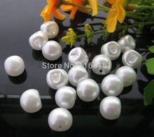 Round White Pearl Buttons dia 12mm 3/8" buttons 150pcs sewing Jewelry Buttons scrapbooking 2024 - buy cheap