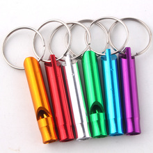 YoouPara 300/lot Aluminum 6 colors Alloy Whistle For Outdoor Emergency Survival KitMultifunction Whistle Pendant With Keychain 2024 - buy cheap