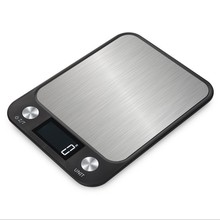 Báscula Digital LCD para cocina, balanza electrónica de acero inoxidable de 5kg, herramientas de medición para Cocina 2024 - compra barato