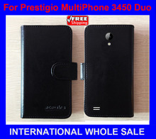 Capa de couro, 3450 Duo 6 cores virar exclusivo para MultiPhone 3450 Duo 2024 - compre barato