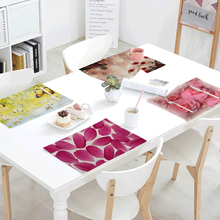 Mantel de mesa con diseño de rosa para decoración de cocina, servilleta de mesa para boda, con flor Popular hermosa, Simple, 42x32cm 2024 - compra barato