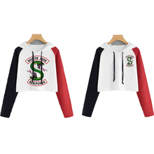 Одежда с замком молнией "South Side Serpents" ривердейл свитер с капюшоном для девочек одежда с замком молнией ривердейл SouthSide Арчи Эндрюс костюм 2024 - купить недорого