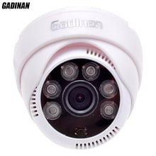 Gadinan-cámara de seguridad CMOS 800TVL/1000TVL, lente de 2,8mm, IR, matriz de 6 LEDs, CCTV para interior, cámara de visión nocturna, cámara domo HD 2024 - compra barato