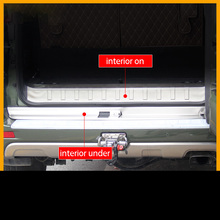 Отделка двери багажника Модифицированная Внутренняя встроенная Задняя отделка из нержавеющей стали отделка багажника автомобильные аксессуары для Haval H9 2015-2019 2024 - купить недорого