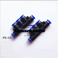 10 Pieces Pneumatic Manifold Union Tube OD 4mm Air Push In To Connect Fitting One Touch Quick Release Fitting 2024 - buy cheap