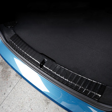 Автомобильные аргументы, задний бампер, внутренняя и внешняя Накладка на порог, защитная накладка, наклейка на крышку багажника для BMW Mini Cooper Countryman F60 2024 - купить недорого