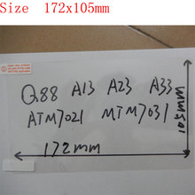 Protetor de tela para tablet, 172x105mm, de 7 polegadas, q8, q88, a13, a23, a33, atm7021, atm7031, protetor de lcd 2024 - compre barato