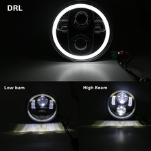DOT EMARK Headlight For Harley Led Headlights 5.75" moto Projector LED Headlamp For Motorcycles Harley 48 Sportster / Dyna 2024 - buy cheap