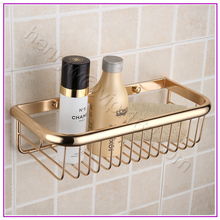 L15395-роскошные латунные аксессуары для ванной комнаты длиной 45 см золотого цвета полки для ванной комнаты 2024 - купить недорого