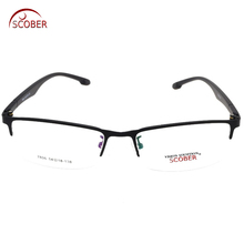 2019 New Real = Scober Alloy Eyeglasses Frame Half-rim Optical Custom Made Prescription Myopia Glasses Progressive Photochromic 2024 - buy cheap