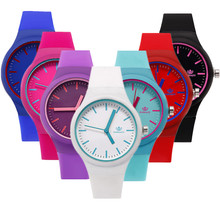 Relógio feminino zegarek damski, relógio de pulso feminino quartz de silicone 2024 - compre barato