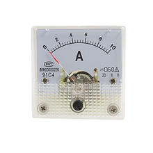 91C4  DC 0-10A  Analog Ammeter Panel AMP Current Meter Gauge Amperemeter Amperimetro 91C4 Discount 2024 - buy cheap