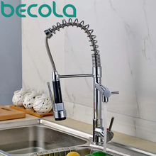 Hot Sell BECOLA Kitchen Faucets Pull Out Spring Kitchen Faucet Sink Faucet Hot and Cold Mixer Tap free shipping CH-8002 2024 - buy cheap