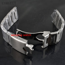 CORGEUT 22MM 316L SOLID STAINLESS STEEL BRACELET WATCH STRAP WATCHES BANDS 2024 - buy cheap
