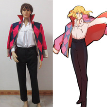 Howl's Moving Castle Howl Cosplay Costume Free Shipping 2024 - buy cheap