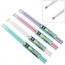 2pcs/lot Colorful Maple Wood Drum Sticks 5A Music Band Drumsticks 4 Colors Optional 2024 - buy cheap