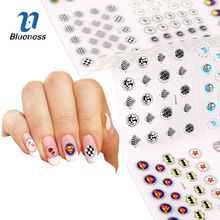 24 Pcs/Pack Silver Design Nail Sticker Accessories For Polish Manicure Nail Beauty 3D Nail Art Water Transfer Decorations 2024 - buy cheap