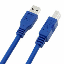 0,5 м USB 3,0 A Male AM to USB 3,0 B Type Male BM удлинитель для принтера Кабель USB3.0 кабель конвертер для принтера кабель для передачи данных 2024 - купить недорого